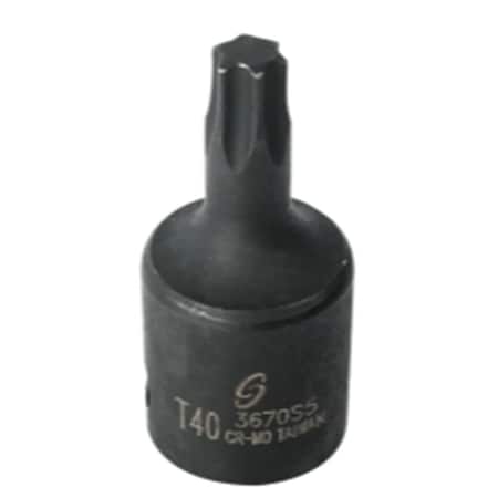 Cool Kitchen 3670S5 0.37 in. Drive T40 Internal Star Impact Socket CO3530126